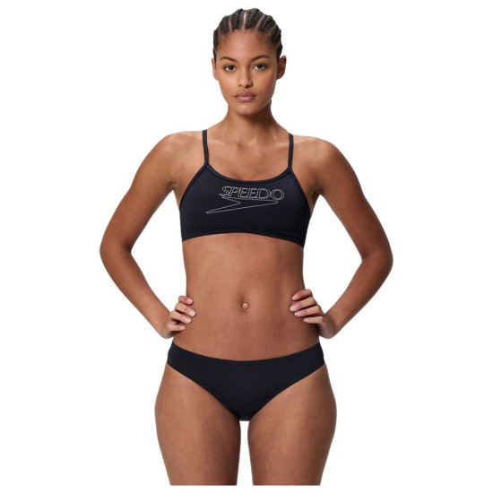 Speedo Γυναικείο μαγιό Endurance+ Logo Thin Strap Bikini Set